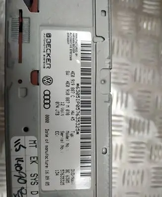 Audi A6 S6 C6 4F Navigation unit CD/DVD player 4E0919887C