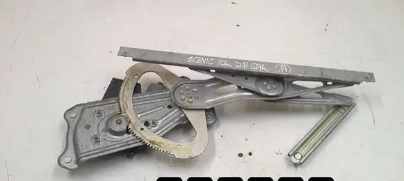 Front door window regulator with motor