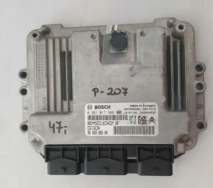 Peugeot 207 Engine control unit/module ECU 9666986880