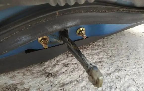 Mazda 323 Front door check strap stopper 
