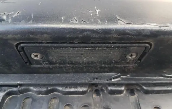 Number plate light
