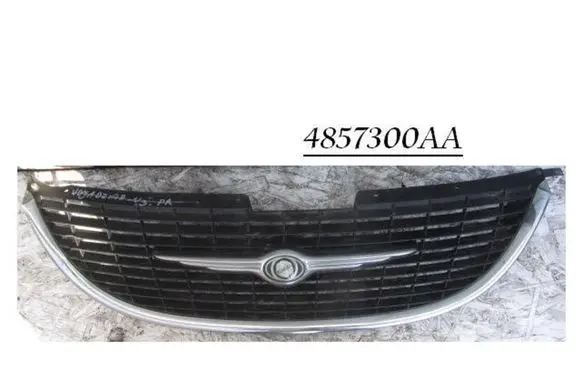 Chrysler Voyager Front bumper upper radiator grill 4857300AA