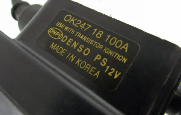 KIA Carens I High voltage ignition coil 0K24718100A