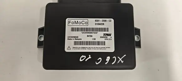 Volvo XC60 Hand brake control module 31334228 6G912598CD A2C53296349