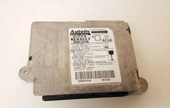 Renault Scenic II - Grand scenic II Airbag control unit/module 8200411015A 604290400
