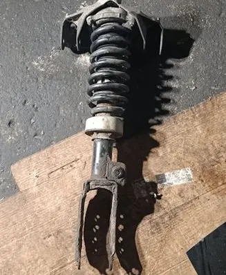 Volkswagen Touareg I Front shock absorber with coil spring 7L6412022N 7L6412022