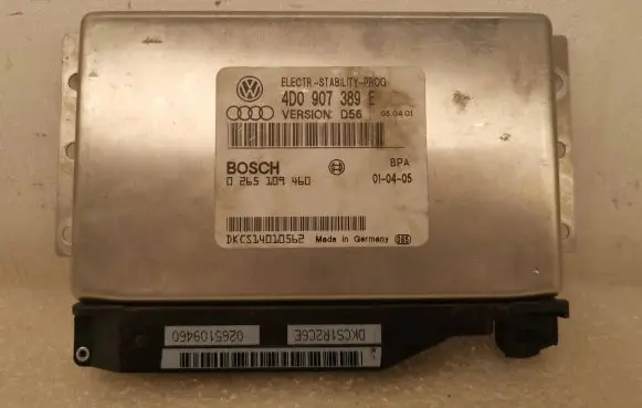 Audi A8 S8 D2 4D ESP (stability system) control unit 4D0907389E DKCS14010562 0265109460