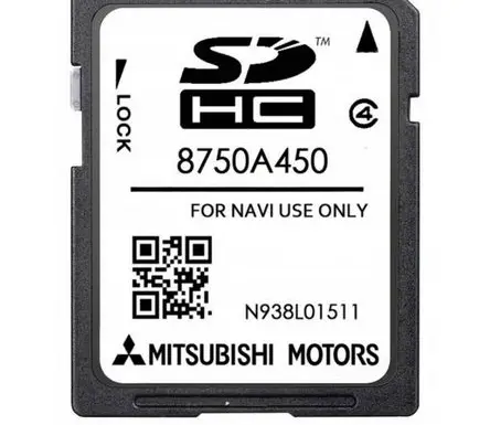 Mitsubishi Pajero Sport II Navigation maps CD/DVD 8750A450