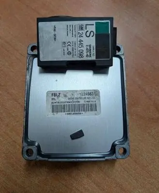 Opel Astra G Engine ECU kit and lock set 12249831