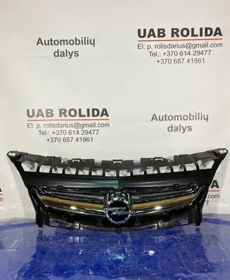 Opel Astra J Front bumper upper radiator grill 