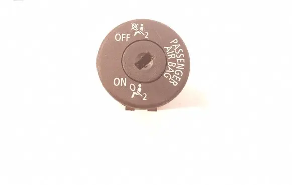 Passenger airbag on/off switch