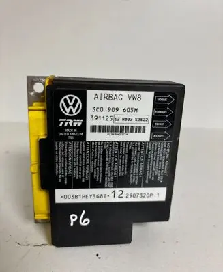 Volkswagen PASSAT B6 Airbag control unit/module 3C0909605M 391125 12H032S2522