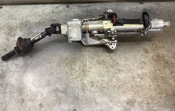 Steering wheel axle