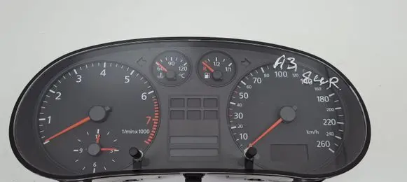 Audi A3 S3 8L Speedometer (instrument cluster) 8L0919860E