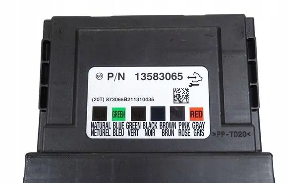 Chevrolet Aveo Comfort/convenience module 13583065