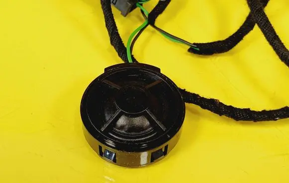 Front door high frequency speaker
