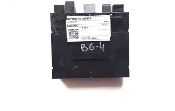 Volkswagen PASSAT B6 Comfort/convenience module 3C0937049AJ