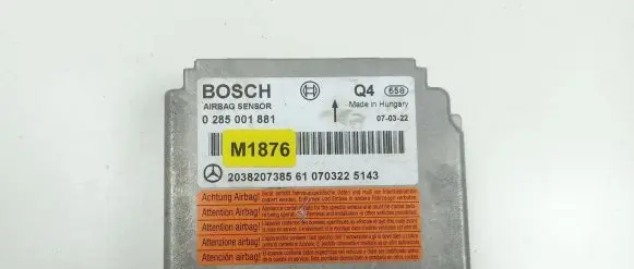 Mercedes-Benz C W203 Airbag control unit/module 2038207385 0285001881