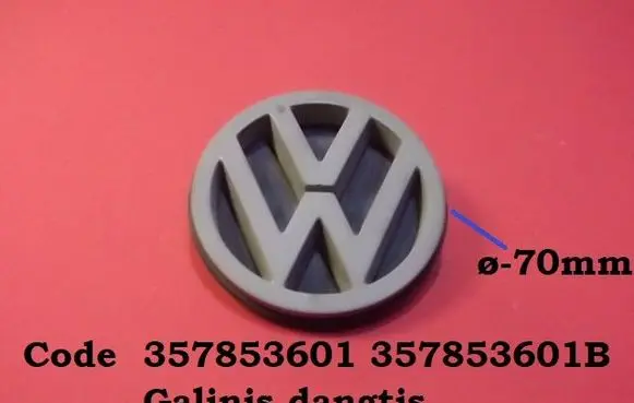 Volkswagen Scirocco Manufacturers badge/model letters 357853601 357853601B