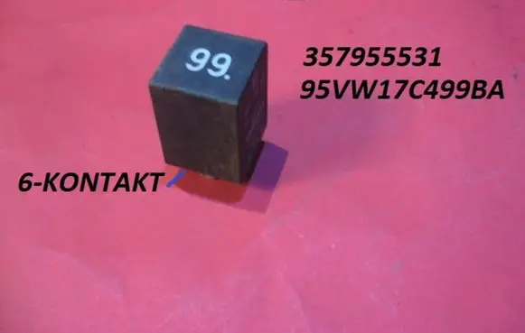 Volkswagen Bora Window wiper relay 357955531