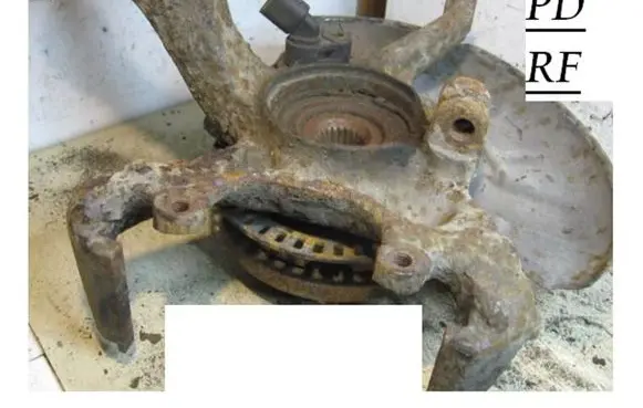 Volkswagen Polo III 6N 6N2 6NF Front wheel hub spindle knuckle VW346824