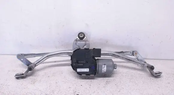 Front wiper linkage and motor