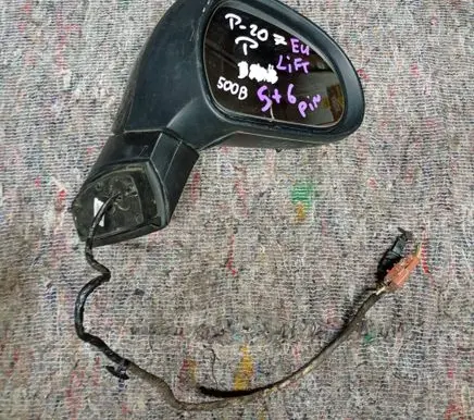 Peugeot 207 Front door electric wing mirror 96806254XT