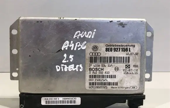 Audi A4 S4 B6 8E 8H Gearbox control unit/module 8E0927156L 0260002810 ZF6058006319