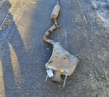 Mercedes-Benz CL C216 Muffler/silencer A2214915600