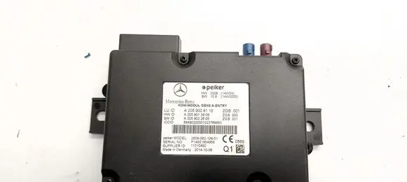 Mercedes-Benz C W205 Bluetooth control unit module A2059008118