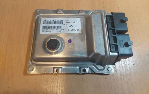 Fiat Punto (199) Engine control unit/module ECU 51987310 9GF.TH HW003