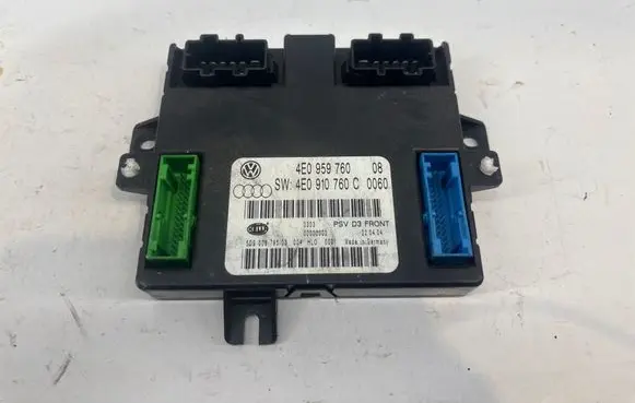 Audi A8 S8 D3 4E Seat control module 4E0959760 5DS00879503 4E0910760C