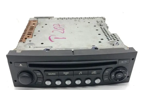 Peugeot 207 Radio/CD/DVD/GPS head unit 96591229XT