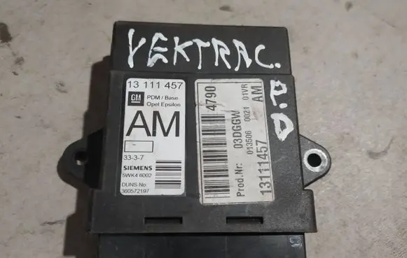 Opel Vectra C Door control unit/module 13111457 360572197 5WK46002
