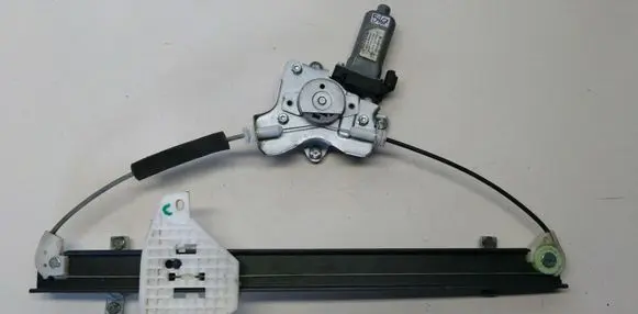 Front door window regulator with motor