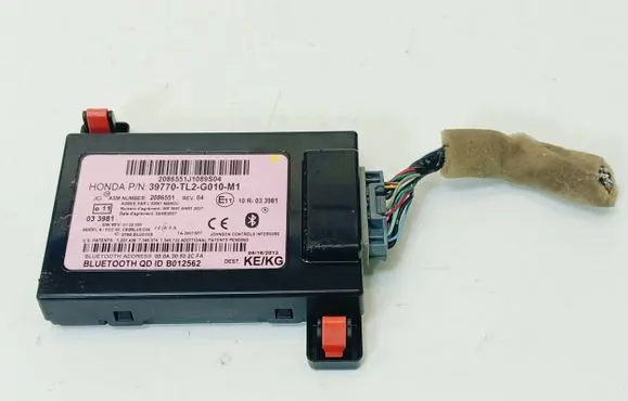 Honda Accord Bluetooth control unit module 39770TL2G010M1 2086551J108 2086551