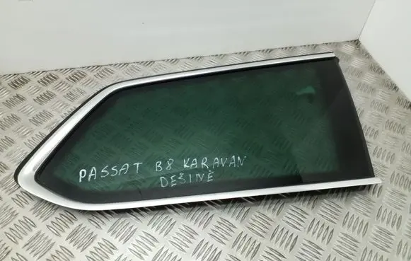 Volkswagen PASSAT B8 Rear side window 3G9845298