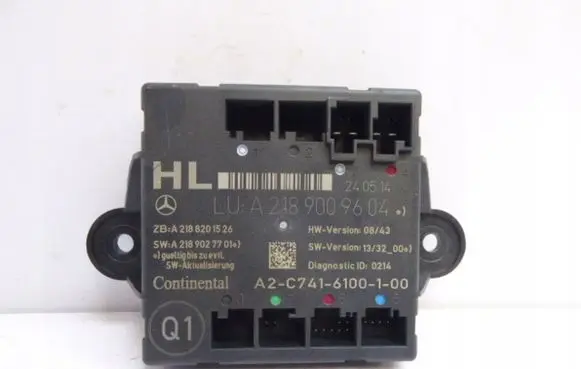 Mercedes-Benz E W212 Door control unit/module A2189009604