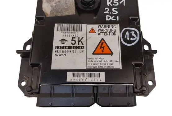 Nissan Pathfinder R51 Engine control unit/module ECU 23710EC05A MB2758004732