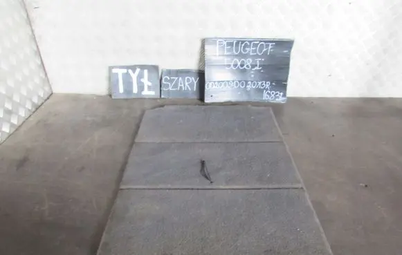 Peugeot 5008 Rear floor carpet liner 