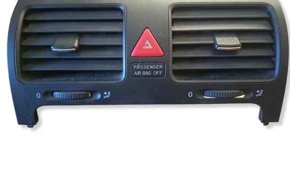 Volkswagen Golf V Dash center air vent grill 1K0815735B 1K0819728C