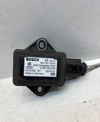 Audi A4 S4 B6 8E 8H ESP acceleration yaw rate sensor 8E0907637A 0010168 0265005245