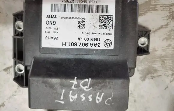 Volkswagen PASSAT B7 Hand brake control module 3AA907801H 18491001A 1442776V