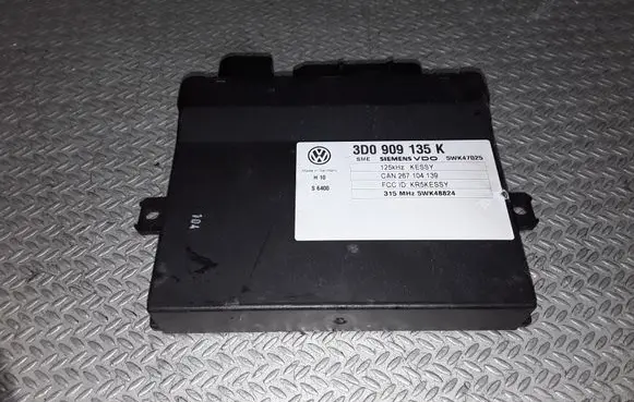 Keyless (KESSY) go control unit/module