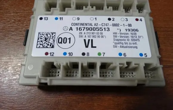 Mercedes-Benz GLE W167 Door control unit/module A1669005512