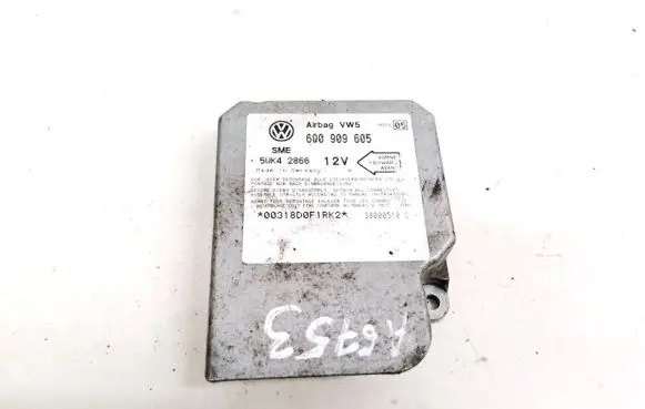 Seat Alhambra (Mk1) Airbag control unit/module 6Q0909605 5WK42866