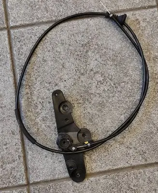 BMW X3 F25 Engine bonnet/hood lock release cable 7210728