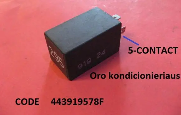 Volkswagen PASSAT B3 Other relay 443919578F