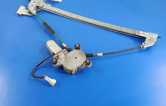 Front door window regulator with motor