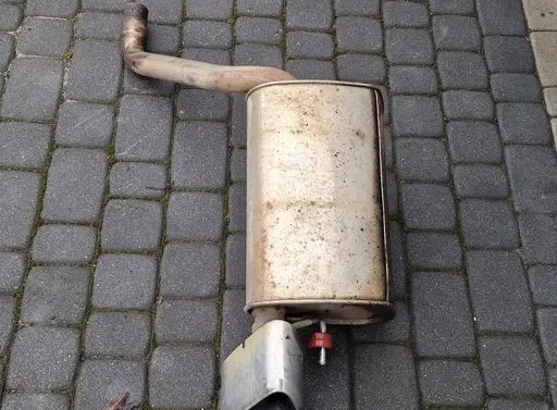 Jaguar XF X250 Rear muffler/silencer tail pipe 9X235232AC